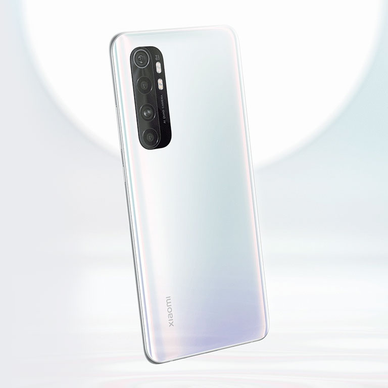 Móviles con gran bateria Xiaomi mi Note 10 Glaciar