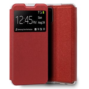 Funda Flip Cover para Samsung Galaxy A02s Liso Rojo
