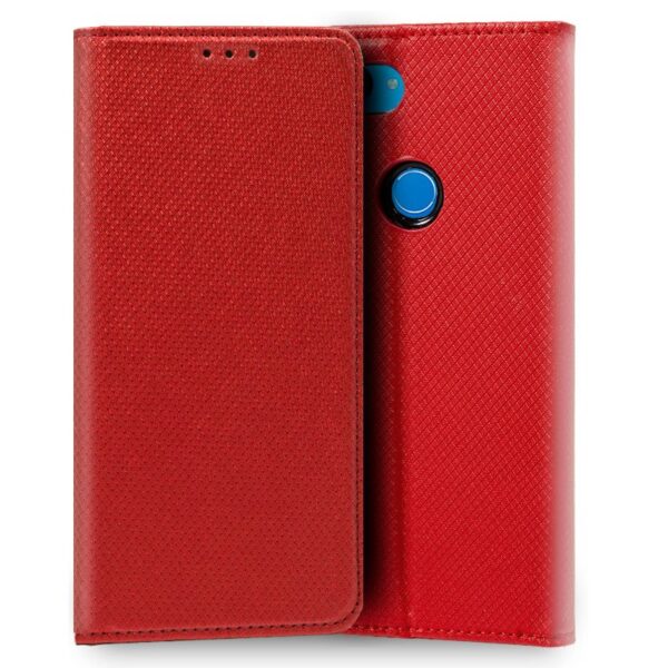 Funda Flip Cover para Xiaomi Mi 8 Lite Liso Rojo