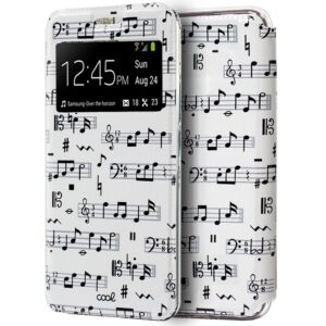 Funda Flip Cover para Xiaomi Mi 9 SE Dibujos Música