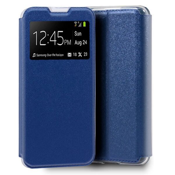 Funda Flip Cover para Huawei Y5p Liso Azul