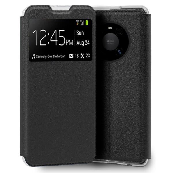 Funda Flip Cover para Huawei Mate 40 Pro / 40 Pro Plus Liso Negro