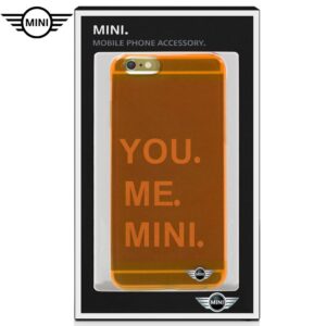 Carcasa para iPhone 6 / 6s Licencia Mini Cooper Letras Naranja