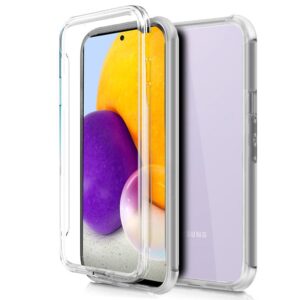 Funda Silicona 3D para Samsung Galaxy A72 (Transparente Frontal + Trasera)